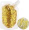 Gold Body & Face Glitter Gel – Chunky Holographic Glitter for Hair, Nails & Festival Makeup | Music Festival, Mardi Gras, Concert & Party Accessories for Women & Kids (gold body glitter)